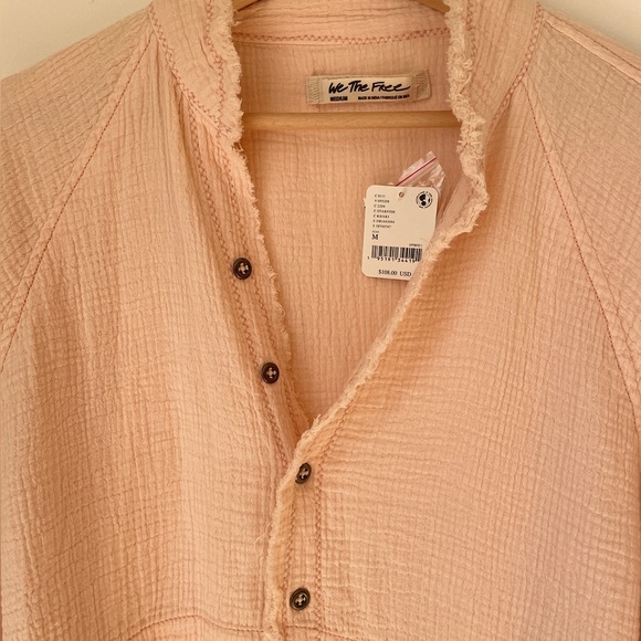 NEW Free People We The Free Summer Daydream Buttondown - Picture 11 of 15